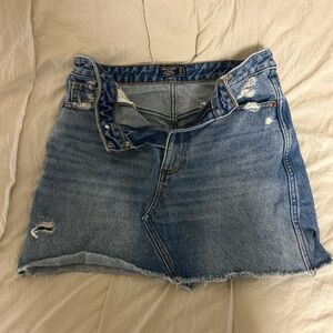 Abercrombie mini jean skirt